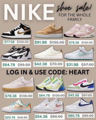 Please like this post and comment “LINK” I’ll DM you the link

WE HAVENT HAD A GOOD NIKE SHOE SALE IN A WHILE AND THERE’S FINALLY ONE HAPPENING RIGHT NOW 🙌🏼🔥 You can get an extra 20% off sale and full price shoes when you log in to your account and use code HEART . Shipping is free with your $50 purchase. ⁣
⁣
🔶Link in my bio @savewith_nina
🔶Join my Telegram and Facebook group for more deals and clearance in my bio @savewith_nina 
🔶Follow my backup account @glitch.deals999

Tfs @chasingclearance repost
As an Amazon Associate, I earn from qualifying purchases. Products are in stock at time of posting. Availability, price, promo codes are subject to change.

Disclaimer:
I do not own the brand’s trademarks, logos or pictures or products posted. I do not intend to infringe on copyright. I find such content available on the internet. Contents are considered fair use.

CONTENT IS PROVIDED “AS IS” PROMO CODES IF ANY MAY EXPIRE ANYTIME