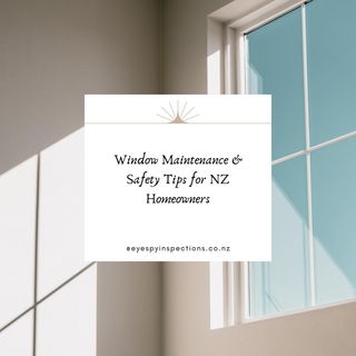 🏠✨ Window Maintenance & Safety Tips for NZ Homeowners ✨🏠

Keep your windows in top shape and ensure your home is safe with these essential tips:

1️⃣ Regular Cleaning: Clean windows inside and out twice a year. Don’t forget tracks and frames to ensure smooth operation.

2️⃣ Check Weatherstripping: Replace if you find cracks or gaps to keep your home draft-free and energy-efficient.

3️⃣ Inspect Caulking: Seal out water and air by fixing any caulk cracks around the frame.

4️⃣ Lubricate Moving Parts: Use silicone spray on hinges and tracks for easy window operation.

5️⃣ Address Condensation: Broken seals might need a pro fix if you spot excess condensation.

Safety First:

🔒 Install Window Guards: A must-have in homes with little ones, on upper floors to prevent falls.

🔐 Use Opening Restrictors: Limit how wide windows can open, enhancing child safety.

🚫 Smart Furniture Placement: Keep climbable items away from windows to protect curious kids.

🛠️ Maintain Window Screens: Fix or replace damaged screens to keep them secure.

🚪 Plan Emergency Escapes: Ensure everyone knows how to use windows in an emergency.

When to Replace Windows:

Vinyl: 20-40 years
Wood: 15-30 years
Aluminium: 20-30 years
Consider replacement for drafts, difficulty operating, fogging, or decay. 🏡

Could windows cause a home to fail an inspection? Yes! Look out for major cracks, drafts, decay, or faulty hardware. 🕵️‍♂️

💡Regular care extends window life. Consult a specialist for major issues. Stay safe and efficient, NZ! 🌿 Visit https://eyespyinspections.co.nz 

#NZHomeCare #WindowSafety #HomeMaintenance #NZLiving
