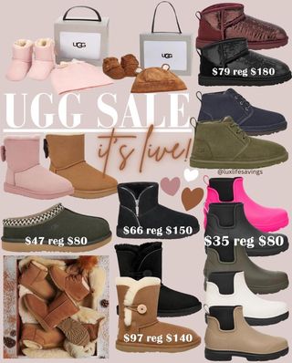 Please like this post and comment “Link” I’ll DM the link to you 

🚨GOOOO ITS LIVEEEEE!!!😱😱🏃🏻‍♀️🤎U•G•G• WINTER SALE  HAS OFFICIALLY STARTED !! 😱😱 they have boots , shoes, apparel, etc for the whole family!! Women’s, Men’s, kids super low!! 👀👀 look at those prices $35 rain boots reg $90!! 🔥🔥 or regular boots $66-$79 reg $160 💌😱😱🔥 check it out now before stuff sells out 
🔶Link in my bio @savewith_nina
🔶Join my Telegram and Facebook group for more deals and clearance in my bio @savewith_nina 
🔶Follow my backup account @glitch.deals999

Tfs @luxlifesavings repost
Disclaimer:
I do not own the brand’s trademarks, logos or pictures or products posted. I do not intend to infringe on copyright. I find such content available on the internet. Contents are considered fair use.

CONTENT IS PROVIDED “AS IS” PROMO CODES IF ANY MAY EXPIRE ANYTIME