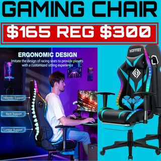 Gaming Chair with Speakers Computer Chair with Footrest LED Music Gaming Chair with 2D Armrests Ergonomic Video Game Chair with Lumbar Support for Office and Gaming
Proc drop! 🔥🔥🔥🔥

Link to purchase is located in my bio/profile @minionrun_deals
