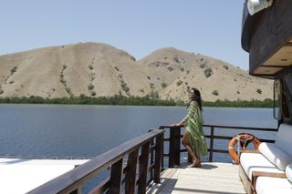 Nestled on the bridge, our cozy balcony beckons you to unwind and soak in the view. A perfect haven for quiet moments and breathtaking scenes. Embrace the tranquility and beauty that surrounds you. @anindyakputri 

#samsarasamudra #samsaracollection #luxuryyacht #indonesia #wonderfulindonesia