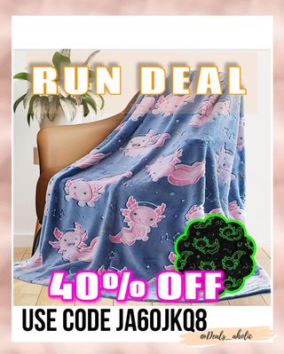 What a great deal. The little ones loves it !! Tag a Mama so they can score too ! 😉

40% OFF glowing in the dark Blanket !! 
Use code JA6OJKQ8
https://amzn.to/3V36YHV

🤩Do not waste time! Your destination for the best gadgets is just a click away!
Explore our page and find all available online products and its deals! 
👌Follow us to stay up to date with daily news and don’t miss exclusive offers in stories, highlights and page description!
✅Join our Telegram group channel for special discounts and run deals !
⚠️ Keep in mind we are just a deals page where we try to find the best to help you save more ! 😉
Don’t wait any longer to discover the good things in life. Hit follow and turn your notifications On ! 😍

Ad ( earning commission)