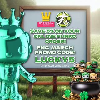 Happy March FNC Fam!

Time for this months new MyPops.ca Promo Code:

LUCKY5

Please Note that this Discount is for Funko Purchases Only. Non-Funko Related Orders using this discount is subject to cancellation.

Code will expire on March 31st! New Code Up April 1st!

#nerdlife #vinylfigures #funkocommunity #funkocollector #toycommunity #collectibles #geeklife #popculture #funkofanatic #funkofamily #popvinyl #funkopop #funko #funkopopvinyl #funkofunatic #funkopops #funkoaddict #funkocanada #funkosoda #ad