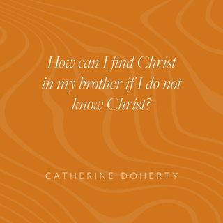 “How can I find Christ in my brother if I do not know Christ? It seems to me that I cannot recognize Him in others if I do not first meet Him as a person.”

Catherine wrote, spoke, and taught about making “vital contact” with Christ — exploring the means by which we enter communion with Jesus, like sacraments, prayer, and silence.

On Renovaré’s Life with God podcast Mimi Dixon talked with Nate about Catherine Doherty’s influence on her concept of “first things” and the importance of spaces that nurture intimacy with God. 

Find the episode linked in our bio through this image.

#CatherineDoherty 
Doherty quote from Gospel without Compromise, (1989), pp.82-83, out of print.