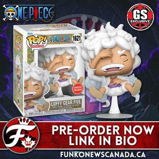 Available Now for Pre-Order at GameStop Canada

Funko Pop! Animation: One Piece - Luffy Gear Five - GameStop Exclusive

https://www.gamestop.ca/Toys-Collectibles/Games/914176/pop-one-piece-luffy-gear-five

SKU: 783751

Note: Not all GS locations will receive the same stock or at the same time. Check your local GS for availability.

Thank you to everyone who messaged us in the last hour! You guys blew up the inbox! 

#nerdlife #vinylfigures #funkocommunity #funkocollector #toycommunity #collectibles #geeklife #popculture #funkofanatic #funkofamily #popvinyl #funkopop #funko #funkopopvinyl #funkofunatic #funkopops #funkoaddict #funkocanada #onepiece #anime #luffy #luffygearfive