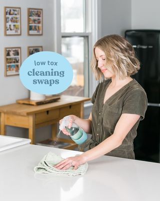 spring cleaning swaps 🧼 did you know a 2018 study found that inhaling household cleaning products could be as damaging as smoking a 20-pack of cigarettes a day?! 😱

in addition, the Environmental Working Group tested both conventional and “green” cleaning products and detected a total of 530 unique VOCs (volatile organic compounds). of those, 193 were hazardous, with the potential to cause respiratory system damage, increased cancer risk, and developmental/reproductive impacts.

greenwashing is rampant, but especially with cleaning products! some of the main things to avoid here would be the harsh synthetic fragrances and bleach.

but don’t you worry, there are plenty of safe and low tox options to use instead to get the job done [swipe through to see]

*️⃣ BRANCH BASICS: what I use for most of my cleaning! it’s a concentrate that you dilute with water at different ratios and can be used in so many ways: all-purpose, shower, bath, toilet, sinks, mirrors, produce…soooo much! (code ORGANICALLYBECCA gets you a discount on starter kits)

*️⃣ AUNT FANNIE’S VINEGAR WIPES

*️⃣ FORCE OF NATURE: this converts tap water plus a capsule of salt, water, and vinegar into a non-toxic disinfectant as effective as bleach. it’s even registered by the EPA!

*️⃣ TRULY FREE ODOR & STAIN SPRAY (code ORGANICALLYBECCA for a discount)

*️⃣ CLEAN PEOPLE DISH SOAP (get the fragrance-free)

all of these are on the SHOP page of my page + more low tox cleaning goods…linked in my bio to check ‘em out!

what are your fave cleaning products?

#OrganicallyBeccaSwap