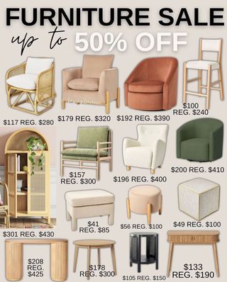 🎯🚨Don't miss out on this amazing deal! Right now, Target's Threshold line is offering up to 50% off on furniture items for Target Circle week. Be sure to log in to your account to check out these awesome prices! 🎉🤩🔥
⁣
L1nk https://mavely.app.link/e/8R2rm5BW4Kb

🔶All Link in my bio @savewith_nina
🔶Join my Telegr@mand Facebook group for more deals and clearance in my bio @savewith_nina 
🔶Follow my backup account @glitch.deals999

Tfs @chasingclearance 
Disclaimer:
I do not own the brand’s trademarks, logos or pictures or products posted. I do not intend to infringe on copyright. I find such content available on the internet. Contents are considered fair use.