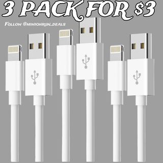 🍏Charger 3 Pack 6FT Carplay Cable [MFi Certified] 
Use Code：50N3GN46 🔥
https://amzn.to/4c11lyo

Link to purchase is located in my bio/profile @minionrun_deals 

#amazondeals #amazonfinds #amazon #sale #hotdeals #promo #code