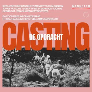 CASTING DE OPDRACHT 🎬 We zijn dankbaar voor al het geweldige jonge talent dat we al hebben mogen ontmoeten tijdens de audities voor De Opdracht 🙏🙏🙏 Graag lanceren we onze oproep nog één keer, maar ditmaal verhogen we de leeftijd naar 16-24 jaar oud. Ben jij een jonge acteur (man) en heb je je kans nog niet gegrepen? schrijf je dan in via de link in bio of via https://pages.inthepicture.com/deopdracht. Inschrijven kan tot 31 augustus. Wacht je nog op jouw auditie of op nieuws? Geen zorgen, we zijn je niet vergeten, je hoeft je niet opnieuw aan te melden. #casting #DeOpdracht #CastingCall #JongTalent #CastingDirector #PatriceToye #SienJosephineCasting