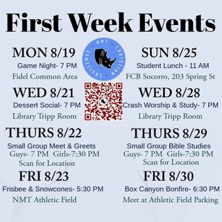 Hey Everyone! We can't wait to see you all at our upcoming events to kick off the semester. Use the link in our bio to get the locations for all our events and join us on Discord and the BAND app!