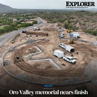 Construction of the Arizona Heroes Memorial in Oro Valley’s Naranja Park may be completed by early October, according to executive director Lisa Hopper.

🔎: Read the full story at tucsonlocalmedia.com/explorernews
📸: Arizona Heroes Memorial/Submitted

#explorernewspaper #explorernews #tucsonlocalmedia #arizonaheroesmemorial #azheroesmemorial #orovalley #orovalleynews #naranjapark