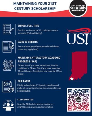 So glad to have our Scholars back on campus! Make sure that you are doing everything you need to do this semester to maintain your 21st Century Scholarship! Don't forget you can always visit us in Education Center 1142 for more one-on-one help!