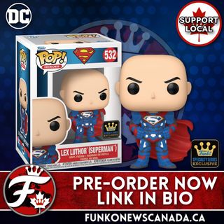 Coming Soon Your Local Specialty Retailer and Comic Book Shoppes 

Funko Pop! Heroes: DC’s Lex Luthor as Superman - Specialty Series 

https://go.funkonewscanada.ca/superman-specialty

Use Promo Code FALL5 for 5% OFF Your Purchase!

Contact your local Independent Comic Book and Specialty Retailer for availability

#funkofanatic #funkofamily #popvinyl #funkopop #funko #funkopopvinyl #funkofunatic #funkopops #funkoaddict #funkocanada #ad #superman #lexluthor