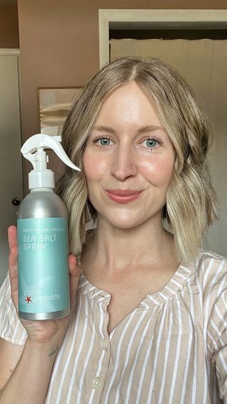 sea salt hair sprays are awesome for achieving beachy, tousled, natural waves and texture! or, my fave way to use them, as a light-hold hair spray after styling.

@plaineproducts new Sea Salt Spray is so great! not only are the ingredients natural and low tox, but it’s refillable! ♻️

you can learn more on my blog + don’t forget to use code ORGANICALLYBECCA for a discount! (link in bio)

[natural hair products, sustainable hair care, low waste lifestyle]