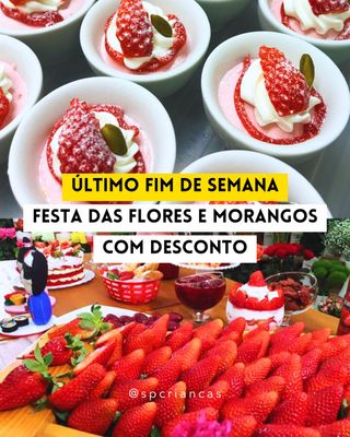 😱🍓 ÚLTIMO FIM DE SEMANA PARA APROVEITAR A FESTA DAS FLORES E MORANGOS DE ATIBAIA 🍓😱

👉 Comente MORANGO que te envio o cupom de desconto

A 42ª edição da Festa de Flores e Morangos de Atibaia está chegando, e promete transformar o Parque Ecológico de Atibaia em um verdadeiro espetáculo de primavera 🌸

Este ano, a festa terá como tema principal a “PAZ”, refletido nas lindas decorações florais e nos arranjos de morangos que estarão em exposição.

O evento conta com uma vasta área verde onde jardins floridos foram especialmente preparados para os visitantes.

Além das flores e morangos, a festa oferece uma rica programação cultural, com shows de música e dança de diversas nacionalidades, incluindo as tradicionais apresentações de Bon Odori e Taiko.

E QUANTO CUSTA FAZER ESSE PASSEIO?
Use nosso cupom para 20% de desconto!!!
💰 R$50 Inteira - R$ 25 Meia-entrada
📌 GRÁTIS para crianças até 10 anos e PCDs e um acompanhante.
⏰Das 09h às 18h
📍Novo local: Parque Ecológico Atibaia – Avenida Nobuyuki Hiranaka, 566 , Bairro dos Pires

📸 Divulgação

#passear #passeioemfamilia #diversaoemfamilia #oquefazeremsp #spcriancas #publi

https://saopauloparacriancas.com.br/festa-flores-morangos-atibaia/