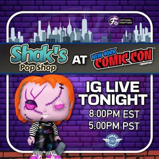 Shak’s is headed to Instagram Live TONIGHT as Day 2 of NYCC has finished!

Be sure to head over to @shakspopshop at 8:00PM EST / 5:00PM PST PST for all the latest from New York City! 

And be ready as Shak will be dropping the Con Sticker Exclusives shortly after the live! 

https://go.funkonewscanada.ca/nycc-shaks

See you all tonight!

#funko #funkopopvinyl #funkofunatic #funkopops #funkoaddict #funkocanada #nycc @shakspopshop