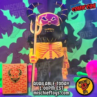 It’s Day 3 at NYCC and the Online Exclusive Drop from Mischief Toys is HERE!

Blacklight Skeleton Demonstro launches at MischiefToys.com at 1:00 PM EST TODAY! 

Whether you watch The Gastlecast over on YouTube or are a fan of Mischief Toys - this is one you won’t want to miss!

https://mischieftoys.com/
https://www.youtube.com/@Gastlecast

#Funko #Funko #FunkoPop #Pop #funkocollectors #mischieftoys #wehunttogether @mischieftoys @gastlecast