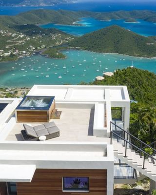 Sip your coffee with a view of the Caribbean from your private balcony at Calichi. Solar-powered villas, heated resort pool, stunning views, meet modern amenities at this St. John stay. 🌴