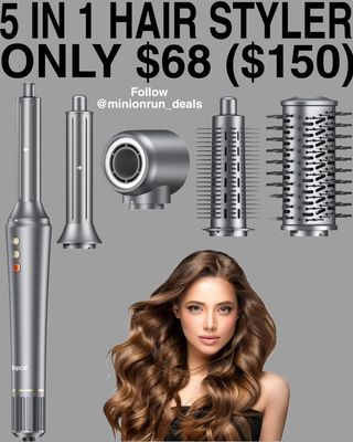 54% off 5 in 1 Hair Styler, Hair Dryer Brush
Original price: $149.99
Only $68.99
Clip the C0upon and apply Code：JVOIXIM3
https://amzn.to/4fBAnjw

L!nk to purchase is located in my bio/profile @minionrun_deals 

#amazondeals #amazonfinds #amazon #sale #hotdeals #promo #code