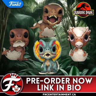 Coming Soon to Your Local Funko Retailer

Funko Pop! Movies: Jurassic Park - Hatchlings 

Amazon CA:
https://amzn.to/4i4hJCO

Amazon US:
https://amzn.to/3YSmkz8

In order - Dilophosaurus, Stygimoloch, T-Rex, & Velociraptor

#funkofanatic #funkofamily #popvinyl #funkopop #funko #funkopopvinyl #funkofunatic #funkopops #funkoaddict #funkocanada #ad #jurassicpark