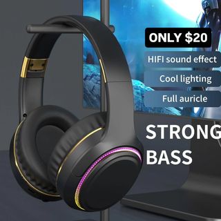 Bluetooth Headphones with RGB lights, Foldable Wireless Over-Ear Headphones with Hidden Mic for Cell Phone, PC, Laptop, Suitable for Music, School
Use 75% Code: 5054M4U1 🔥
https://amzn.to/4iJajoG

L!nk to purchase is located in my bio/profile @lovegooddeals