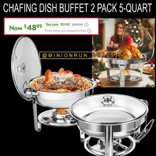 🛒C0mment the word "SHOP" and I will directly dm you the l!nk & details💚

Best seller Hot price drop! 
Chafing Dish Buffet Set, 2 Pack 5-Quart
Now $48 reg $99! 
➡️ Shop Here: https://go.sylikes.com/eNzSTAKdcn2A
▫️▫️▫️▫️▫️▫️▫️▫️▫️▫️▫️
NEVER MISS OUT ON A DEAL!
✅ Join my F@cebook Group
✅ Join my Telegr@m channel
✅All l!nks are in my b!o & stories
⁣⁣✅️ ⁣Follow my backup acct @minionhot_deals 
l!nks are affiliated.  #couponcommunity #discount #deals #clearance