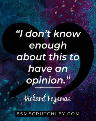 This is a perfectly acceptable reply and one that we're not comfortable in using.
Too often we think we need to have an opinion on "anything" someone asks, but we probably don't know enough about it to be able to comment, and still we try and give one.
There’s a rare authenticity not frequently afforded online by saying, “sorry love, I don’t have a fucking clue about that,” and leaving it at that.
Don't do it.
If it’s something you want to know something about or you feel would be useful to those around you or those who have asked the question, feel free to use, “sweetheart, I don’t have the first idea how x y z impacts your business, but give me half an hour and I’ll find out and get back to you.”
But if it’s not something you feel compelled to have an opinion about, say so.
We need more people willing to admit they don’t have the first idea about something, the peddling in half-truths and misinformation right now. 
Don’t be a twat.
==========
Hi, I’m Esme, an #OnlineBusinessManager for #FemaleEntrepreneurs.
I support #FemaleOwnedBusiness’ with #Systems and #Operations
I’m a self-confessed #Entreprenerd (#Entrepreneur + #Nerd), and SOPs and documentation are my love language.
My newsletter is called #SystemsAndGlitter; you might like it.