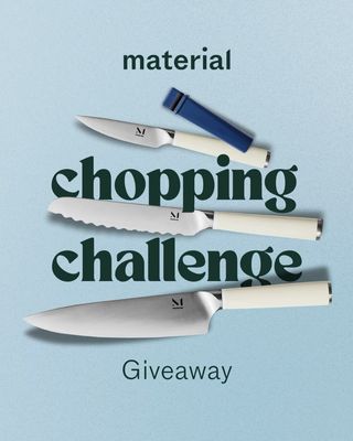 🔪GIVEAWAY: The Smart Chopper Trio 🔪

New knives = more reasons to cook at home and sharpen up your skills. As part of our February Chopping Challenge, we’re giving away our Smart Chopper Trio to one lucky winner—because every great meal starts with the right tools.

What’s included:
- The 8” Knife
- The Serrated 6” Knife
- The Almost 4” Knife
- The Sharpener

How to enter:
1️⃣ Follow us @materialkitchen
2️⃣ Like this post
3️⃣ Comment and tag a friend you’d cook dinner for with these knives
✨Bonus entry: Share this post to your stories and tag us!

Giveaway ends 2/27/25, and the winner will be announced on 2/28/25. Open to U.S. residents only. This giveaway is not affiliated with Instagram.