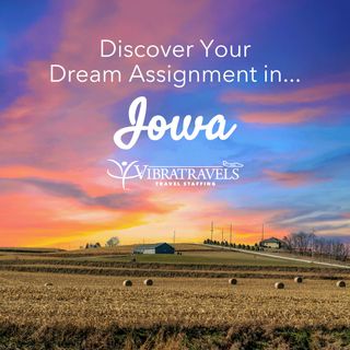 We have lots of assignments across the U.S., and each location has things that make it special. Check out our hot location for the week… Iowa! 🌽🌆

Iowa, the Hawkeye State, is known for its friendly communities, beautiful landscapes, and hidden gems. Whether you’re drawn to small-town charm or vibrant city life, there’s plenty to explore.

Des Moines, the state’s capital, offers a thriving arts and food scene, with top attractions like the Pappajohn Sculpture Park, East Village, and the lively downtown farmers' market. 🎭🍽️

For outdoor lovers, the Great River Road and Maquoketa Caves State Park provide scenic views, hiking trails, and adventure. If you're a fan of bridges, don't miss the famous High Trestle Trail. 🚴🌉

And of course, you can’t visit Iowa without experiencing its deep agricultural roots. From the iconic Field of Dreams to the Iowa State Fair, the heartland spirit is everywhere. ⚾🎡

For more information or to submit an application, follow us on social media and visit our website, www.vibratravels.com💙

#TravelNursing #VibraTravels #ExploreIowa #HawkeyeState #TravelClinicians #DesMoinesLife #FieldOfDreams #HotLocationOfTheWeek #TravelAssignments #MidwestAdventures