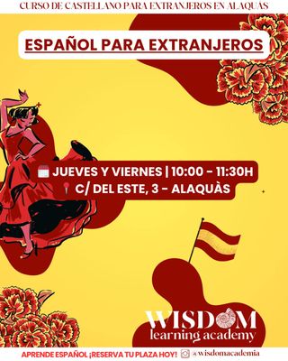 📍 Estamos en #Alaquas, C/ Est 3.

#AcademiaAlaquas #EducacionValencia #RefuerzoEscolar #AcademiaIdiomas #españolparaextranjeros #Ingles #idiomasextranjeros #EducacionSecundaria #Selectividad #Bachillerato #Universidad #ÉxitoAcadémico #hablaespañol