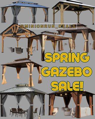 🛒C0mment the word "SHOP" and I will directly dm you the l!nk & details💚
Hot savings on tons of Gazebos for spring! 
https://bit.ly/4bZ5i8E

#WayfairCreator #Wayfair @wayfair #SpringCyberWeek

▫️▫️▫️▫️▫️▫️▫️▫️▫️▫️▫️
NEVER MISS OUT ON A DEAL!
✅ Join my F@cebook Group
✅ Join my Telegr@m channel
✅All l!nks are in my b!o & stories
⁣⁣✅️ ⁣Follow my backup acct @minionhot_deals 
l!nks are affiliated.  #couponcommunity #discount #deals #clearance