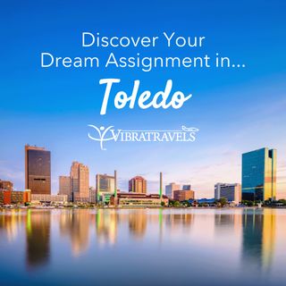 We have lots of assignments across the U.S., and each location has things that make it special. Check out our hot location for the week… Toledo, Ohio! 🌇🌊

Toledo, known as the Glass City, is full of character, culture, and lakeside charm. Nestled along the Maumee River and near Lake Erie, this city blends industrial roots with vibrant local flavor.

Explore the Toledo Museum of Art—home to one of the most impressive glass collections in the world—or stroll through the city’s beautiful metroparks for a breath of fresh air. 🎨🌳

Downtown Toledo offers great dining, live music, and a growing craft beer scene, while the Toledo Zoo and Aquarium is perfect for a weekend off with friends or family. 🦁🍻

Whether you're looking to unwind by the water or dive into city life, Toledo has something for everyone.

For more information or to submit an application, follow us on social media and visit our website, www.vibratravels.com ✈️

#TravelNursing #VibraTravels #ExploreToledo #OhioAssignments #TravelClinicians