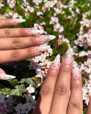 Spring vibes with these stunning marble nails! Fresh and elegant.•
•
• #marblenails #springnails #nailart #freshmani #nailinspo 
#nail #naildesign #nailarts #nailsonpoint #instanails #nailsoftheday #nailsalon #nailsonfleek #nailsdid #gelnails #nailselfie #nailpromagazine #nailartclub #manicurednails #pinknails