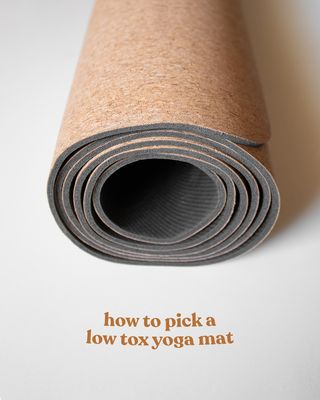 admittedly, my yoga mat was not something I ever thought twice about when starting my low tox journey 🧘‍♀️

and while I don’t think swapping out your yoga mat is at the top of the list of priorities (I only recently swapped out mine!), you might be surprised at the materials used on most conventional mats! (swipe over)

not to mention, exposure to heat can also release VOCs from synthetic mats. and when we sweat, our pores open up, making our skin (the largest organ) more susceptible to these substances.

lastly, these synthetic materials are not good for the environment 🌎 since they’re non-biodegradable, release harmful byproducts, and can shed microplastics into the ecosystem.

natural, low tox yoga mats are are soooo much healthier for our bodies and the earth. plus, practicing on materials from the earth is grounding!

if you wanna learn more, head to the full post on my blog! (LINK IN BIO) I also purchased a cork/rubber yoga mat and included a full review of that in the post! (and linked some other low tox brands too)

have you ever tried a natural mat? I’d love to hear!