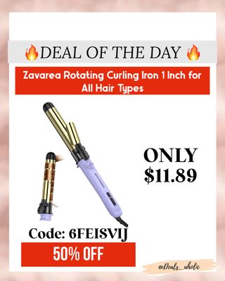 Comment “GIFT” to get the link in you Dm 😉. Ready for flawless curls in minutes? 😍
The Zavarea Rotating Curling Iron is perfect for ALL hair types — and today it’s ONLY $11.49 with 50% OFF using code: 2AHSE8L8

✨ Easy to use
✨ Salon-quality curls
✨ Saves time & effort
Comment SAVE to get the link in your inbox. OR 
➡️ Tap the link 👇 to grab this deal before it’s gone!

https://amzlink.to/az0baEMAsuWav

➡️ Tag your bestie who would LOVE this!

Earning commission 
#HairGoals #CurlingIron #BeautyDeals #AmazonFinds #DealsAholic #beautytools