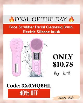 COMMENT “BRUSH” to get this deal in your inbox 😍 
Your glow-up just got budget-friendly!
This Electric Silicone Face Scrubber is now ONLY $10.78 (Reg. $17.99)!

Use Code: 3X6MQ6HL for 40% OFF
Don’t wait—deals this good don’t last long!

Deals and promotions are valid at the time posted . May change or expire at anytime 
#ad #AmazonFinds #DealOfTheDay #BeautyDeals #FacialCleansingBrush #SkincareTools #GlowOnABudget #SkincareHack #AffordableBeauty

https://amzlink.to/az0LqBgvtmbCh

Tag a bestie who needs this in her skincare routine!
Would you try an electric face brush? Let me know!