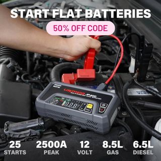 JP400 Jump Starter with Air Compressor, 2500A 12V Car Battery Jumper Starter Portable (8.5L Gas/6.5L Diesel) with ConnectMax Tech, 150PSI Tire Inflator, Auto-Shutoff & Dynamic Dwell
ONLY $54 with 50% code: 50UFZPU7 🔥📢
https://amzn.to/3GRMAEq

Link is in my bio/profile @minionrun_deals