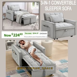 🛒C0mment the word "SHOP" and I will directly dm you the l!nk & details💚
3-in-1 Convertible Sleeper Sofa 
Now $224 reg $439 
https://walmrt.us/3YJAhjz

▫️▫️▫️▫️▫️▫️▫️▫️▫️▫️▫️
NEVER MISS OUT ON A DEAL!
✅ Join my F@cebook Group
✅ Join my Telegr@m channel
✅All l!nks are in my b!o & stories
⁣⁣✅️ ⁣Follow my backup acct @minionhot_deals 
l!nks are affiliated.  #couponcommunity #discount #deals #clearance