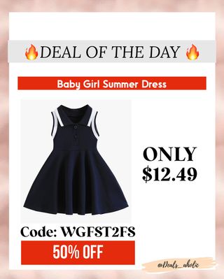 🎀 DEAL OF THE DAY for your mini fashionista!
How sweet is this baby girl summer dress? Perfect for playdates, parties & everything in between! 💃👶

💸 Only $12.49
🔐 Use Code: WGFST2FS for 50% OFF

💬 Drop a “dress” in the comments & I’ll DM you the link!

#BabyGirlStyle #SummerDress #AmazonFinds #ToddlerFashion #DealsAholic #MommyMustHaves

https://amzlink.to/az0HkvHbMoY5w