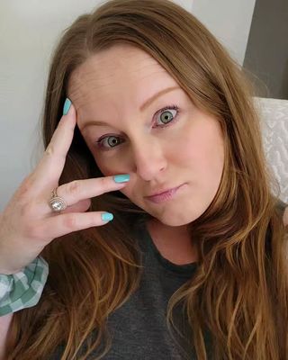 Talk about a long couple weeks. Dang. I'm feeling it.  Just another month in the life of a fire wife. Lol. But quick mani update, these things are going on 2 weeks and they still look perfect! No cracks, chips, lifting, etc. 🤯 I am blown away!
