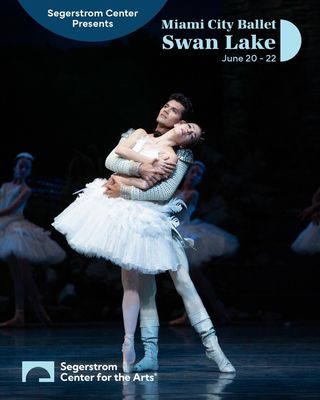 🩰 A timeless love story. A spellbinding score. A stage transformed.
Miami City Ballet’s Swan Lake glides into town June 20–22 with Tchaikovsky’s unforgettable music, breathtaking choreography, and dazzling dancers who bring every movement to life.
Don’t miss this iconic ballet in all its grandeur—only at the Center.

https://bit.ly/SwanLake25