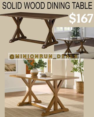 🛒C0mment the word "SHOP" and I will directly dm you the l!nk & details💚
Best seller solid Wood dining table for only $167! 
https://walmrt.us/3FVEHOa

▫️▫️▫️▫️▫️▫️▫️▫️▫️▫️▫️
NEVER MISS OUT ON A DEAL!
✅ Join my F@cebook Group
✅ Join my Telegr@m channel
✅All l!nks are in my b!o & stories
⁣⁣✅️ ⁣Follow my backup acct @minionhot_deals 
l!nks are affiliated.  #couponcommunity #discount #deals #clearance