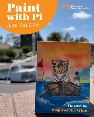 🎨 Paint with Pi is coming June 17 at 6PM!

After experiencing the magic of Life of Pi on stage, keep the creativity flowing with a sip & paint night hosted by our friends at Inspired Art Wine — featuring a glass inspired by the show. 🍷🐅

Let them know Segerstrom Center sent you and enjoy a free glass of wine with your class booking!

👉 Grab your spot here:https://shorturl.at/5ysBp