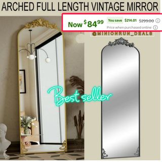 🛒C0mment the word "SHOP" and I will directly dm you the l!nk & details💚
Best seller arched Full Length vintage mirror now $84 reg $299! 
https://walmrt.us/44c42NC

▫️▫️▫️▫️▫️▫️▫️▫️▫️▫️▫️
NEVER MISS OUT ON A DEAL!
✅ Join my F@cebook Group
✅ Join my Telegr@m channel
✅All l!nks are in my b!o & stories
⁣⁣✅️ ⁣Follow my backup acct @minionhot_deals 
l!nks are affiliated.  #couponcommunity #discount #deals #clearance