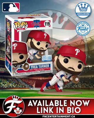 Available Now at the Funko Shop

Funko Pop! MLB: Philadelphia Phillies - Trea Turner - Funko Shop Exclusive

Funko CA
https://go.fncentertainment.ca/turner-ca

Funko US
https://go.fncentertainment.ca/turner-us

#funkofanatic #funkofamily #popvinyl #funkopop #funko #funkopopvinyl #funkofunatic #funkopops #funkoaddict #funkocanada #ad #mlb #baseball #phillies