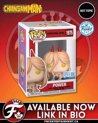 Landing Now at Hot Topic Canada

Funko Pop! Animation: Chainsaw Man: Power (Bikini) Hot Topic Exclusive 

https://bit.ly/3IAGIA6

Note: Not all HT locations will receive the same stock or at the same time. Check your local HT’s Social Medias for availability. Spotted in Niagara, ON

#funkofanatic #funkofamily #popvinyl #funkopop #funko #funkopopvinyl #funkofunatic #funkopops #funkoaddict #funkocanada #ad #chainsawman #anime #manga