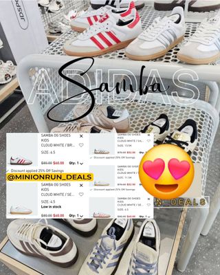 🛒C0mment the word "SHOP" and I will directly dm you the l!nk & details💚
Rare savings on Ad!!das Sam b a OG!! 
Get Extra 25% off c0de SUNNY 
Login/Create an account for 🆓️ shipping! 
https://shopstyle.it/l/csFUQ

▫️▫️▫️▫️▫️▫️▫️▫️▫️▫️▫️
NEVER MISS OUT ON A DEAL!
✅ Join my F@cebook Group
✅ Join my Telegr@m channel
✅All l!nks are in my b!o & stories
⁣⁣✅️ ⁣Follow my backup acct @minionhot_deals 
l!nks are affiliated.  #couponcommunity #discount #deals #clearance