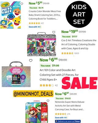 🛒C0mment the word "SHOP" and I will directly dm you the l!nk & details💚
Lots of kids Art set are on sale!! 
https://walmrt.us/3GI53nh

▫️▫️▫️▫️▫️▫️▫️▫️▫️▫️▫️
NEVER MISS OUT ON A DEAL!
✅ Join my F@cebook Group
✅ Join my Telegr@m channel
✅All l!nks are in my b!o & stories
⁣⁣✅️ ⁣Follow my backup acct @minionhot_deals 
l!nks are affiliated.  #couponcommunity #discount #deals #clearance