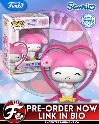Available Now to Pre-Order at Amazon US

Funko Pop! Sanrio: My Melody (Funko Special Edition)

Amazon US: https://amzn.to/4588BIC 
Amazon CA (Coming Soon): https://amzn.to/4nVbOmc 

#funkofanatic #funkofamily #popvinyl #funkopop #funko #funkopopvinyl #funkofunatic #funkopops #funkoaddict #funkocanada #ad #sanrio #mymelody #hellokitty