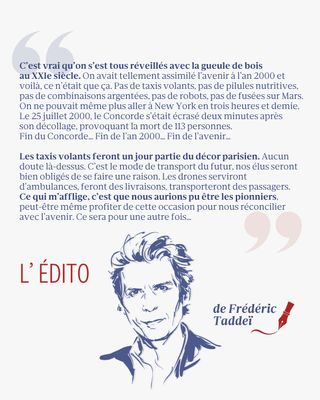 Le directeur de "Marianne" s'interroge cette semaine sur notre rapport à l'innovation. Quel est aujourd'hui notre "choc du futur", décrit par Alvin To�ffler dans son best-seller ? "Qui se serait douté que le XXIe siècle deviendrait la tombe de nos ambitions futuristes ? On n’invente plus grand-chose, on se contente d’améliorer", souligne Frédéric Taddeï.

🟥 Pour lire cet édito, cliquez sur le lien sur notre profil @mariannelemag
_______
#futur #avenir #marianne
